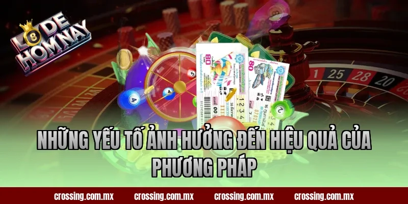 Những yếu tố ảnh hưởng đến hiệu quả của phương pháp